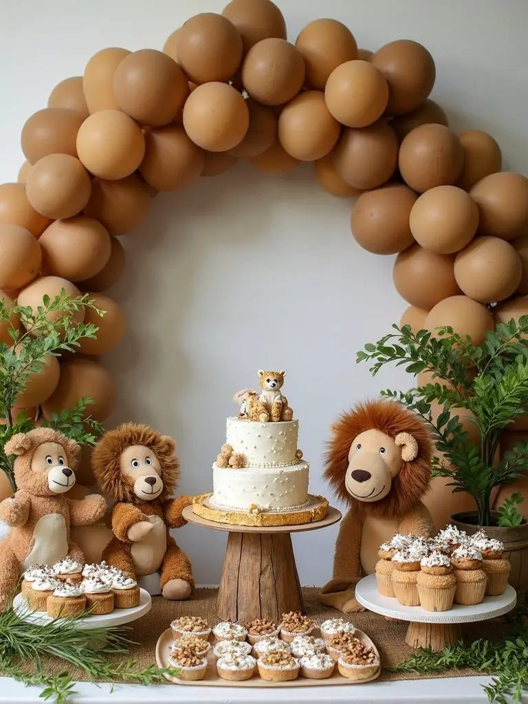 diy safari themed centerpieces