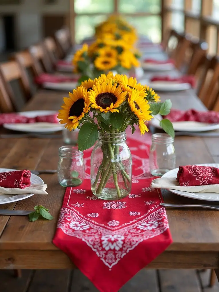 diy western bandana runners