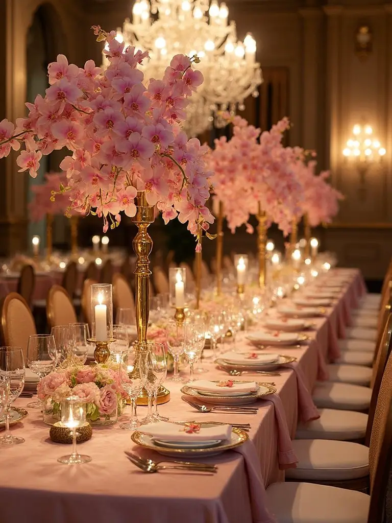 dramatic luxurious floral sophisticated