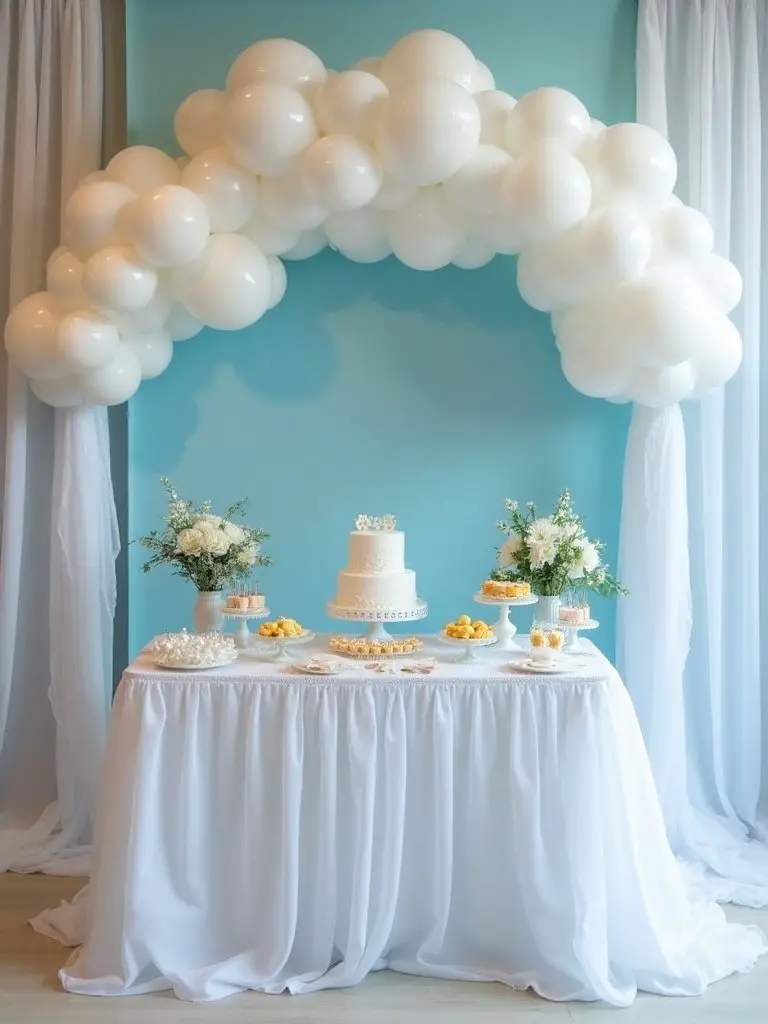 dreamy cloud themed welcome signs
