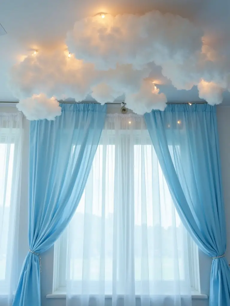 dreamy floating cloud decor