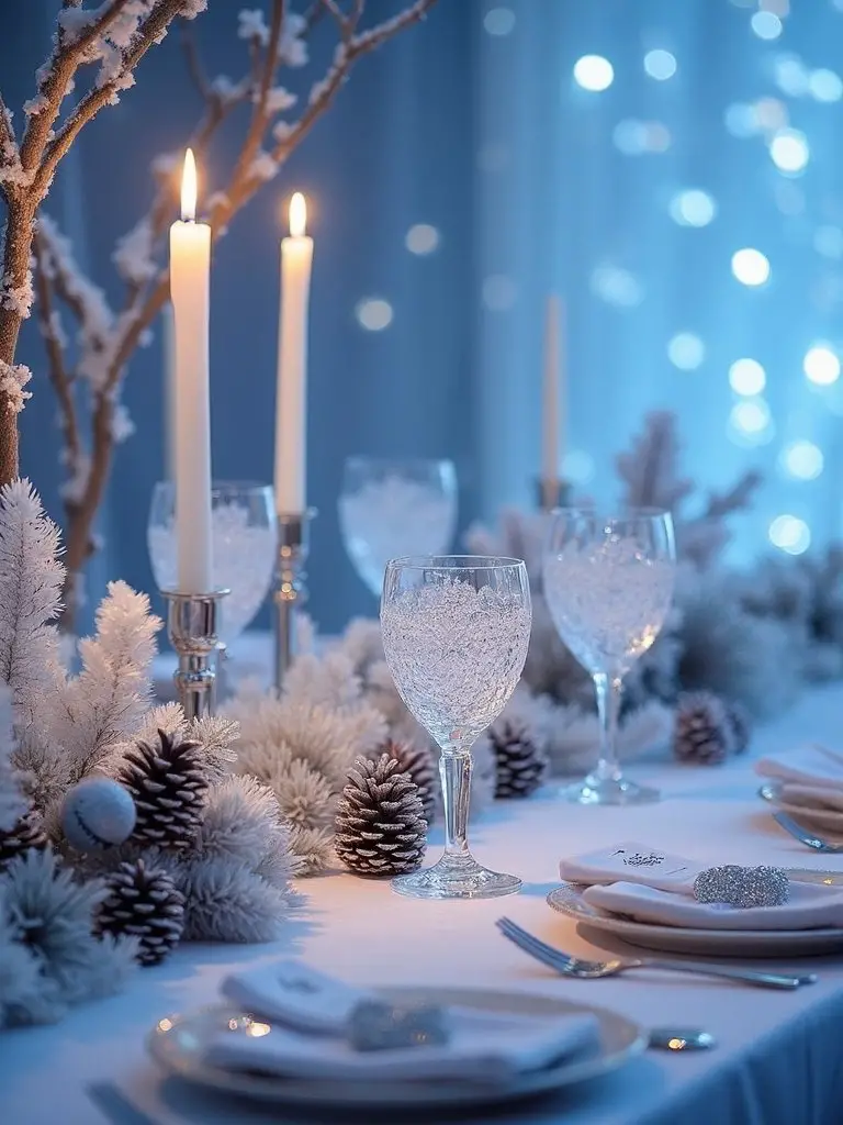 dreamy winter wonderland lighting projections