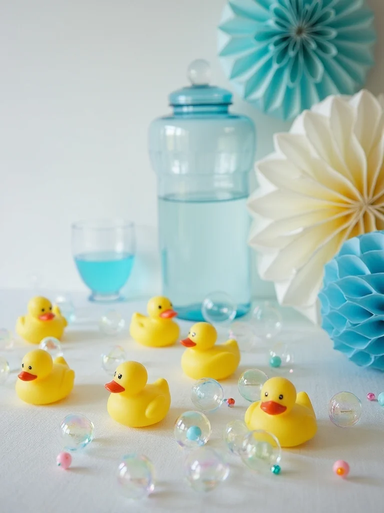duck themed bubble station fun