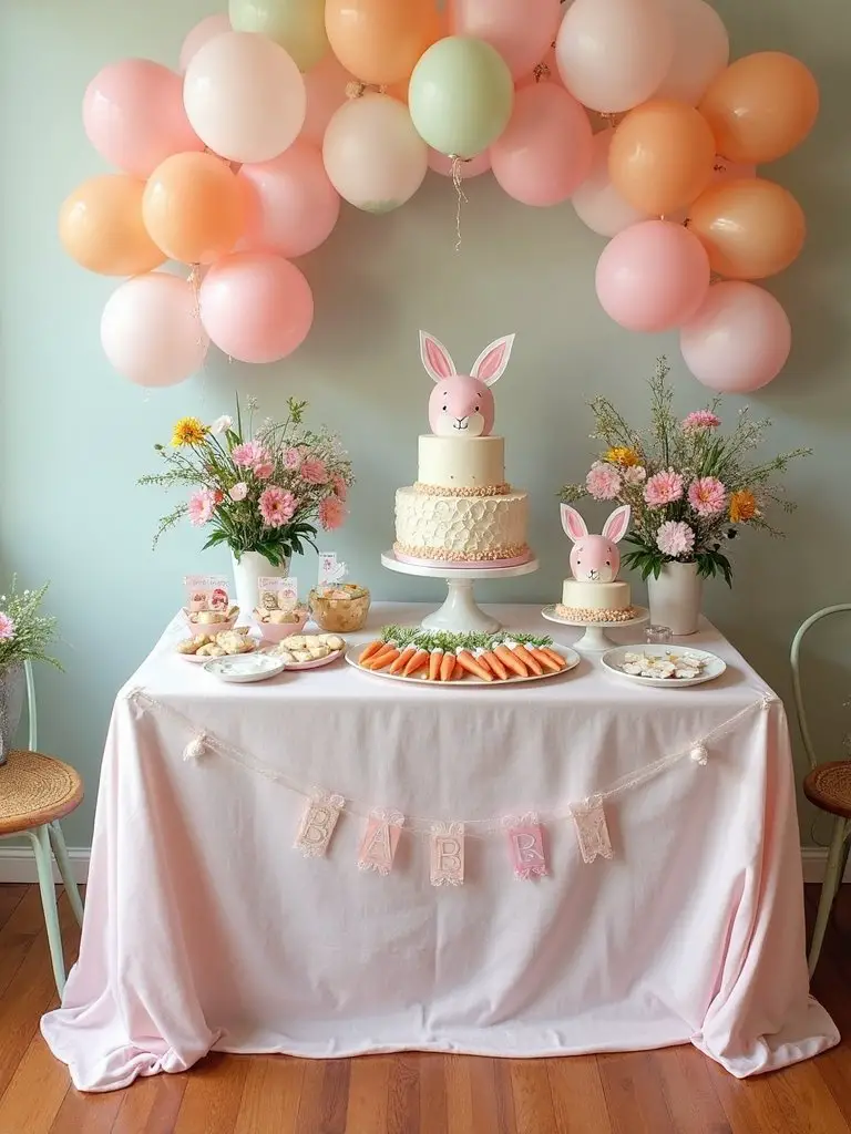 easter brunch baby shower