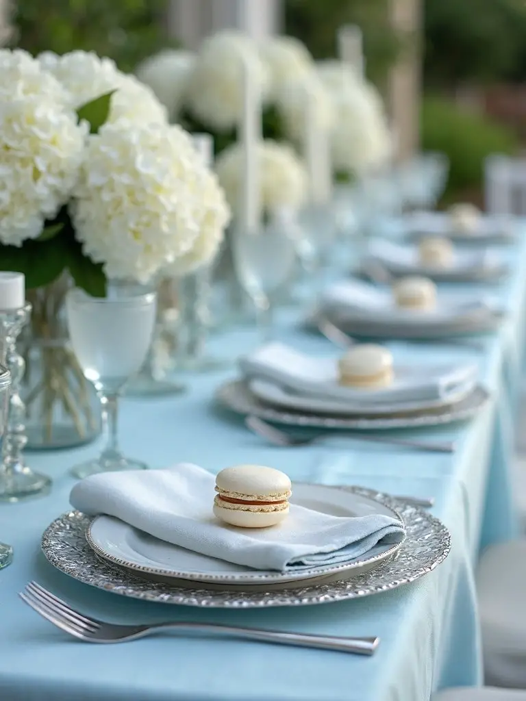 elegant dusty blue themes