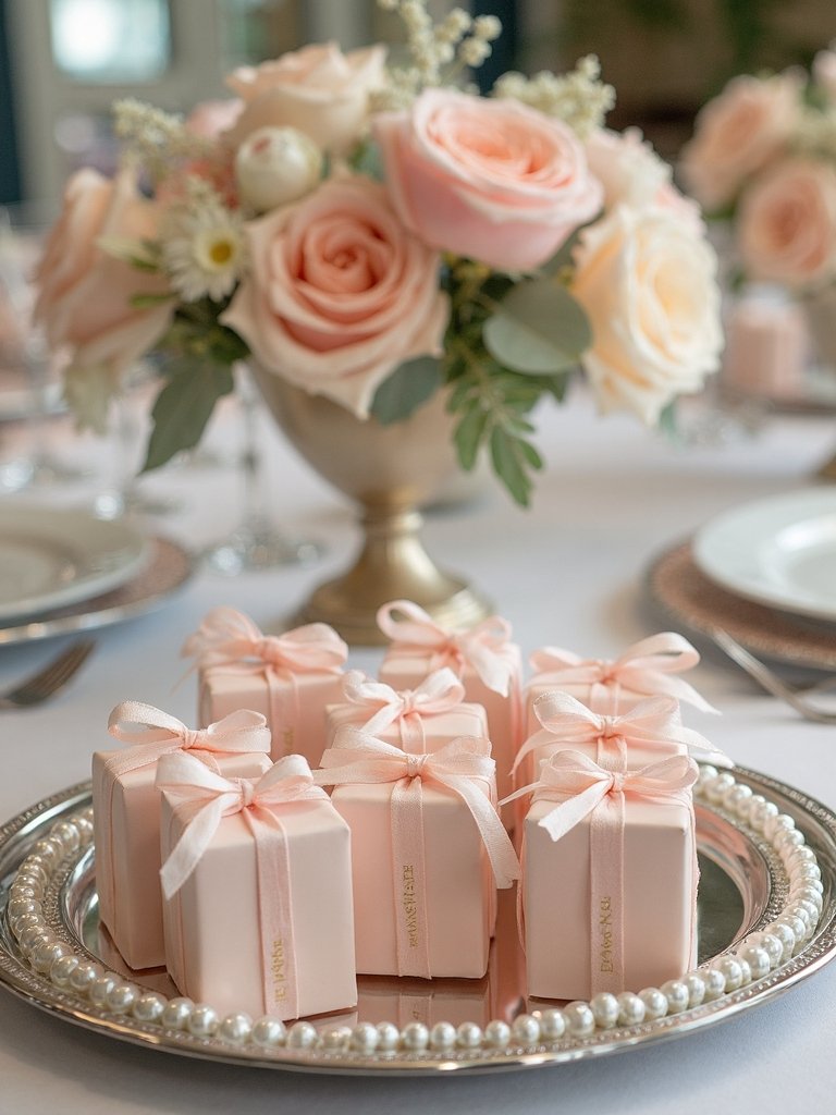 elegant favor display ideas