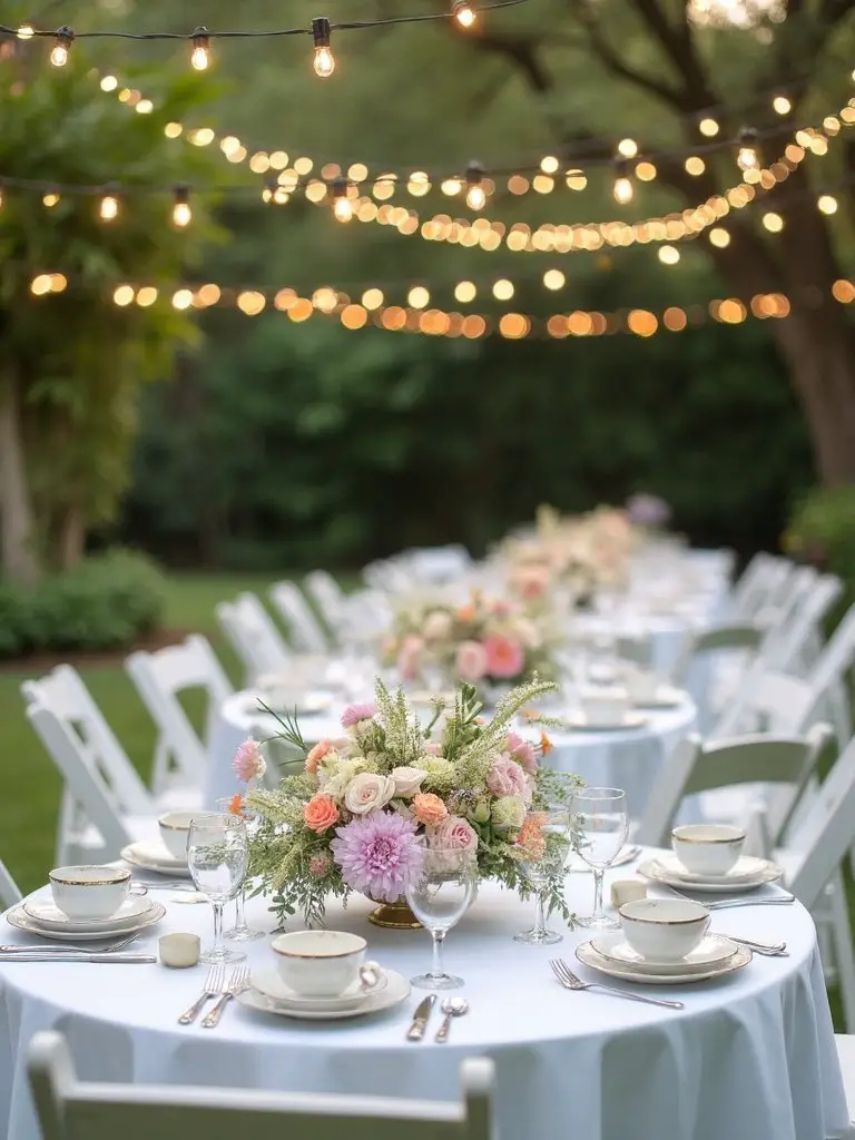 elegant garden baby shower