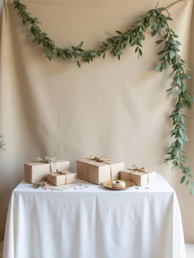 elegant organized gift display