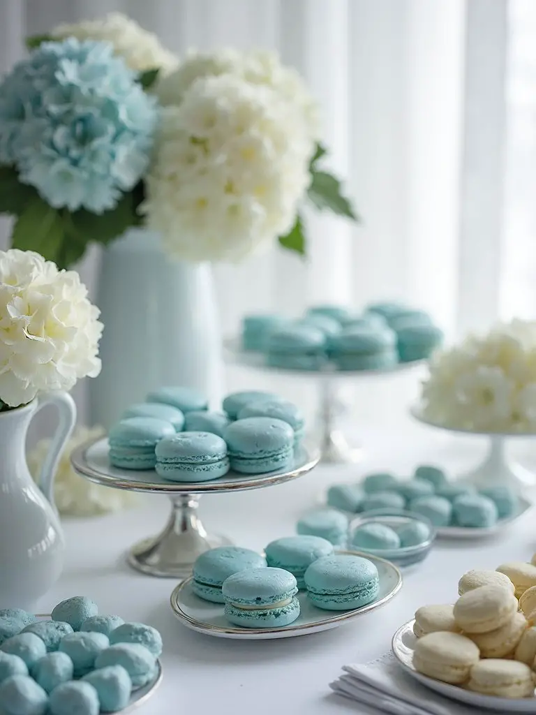 elegant refreshment bar setup