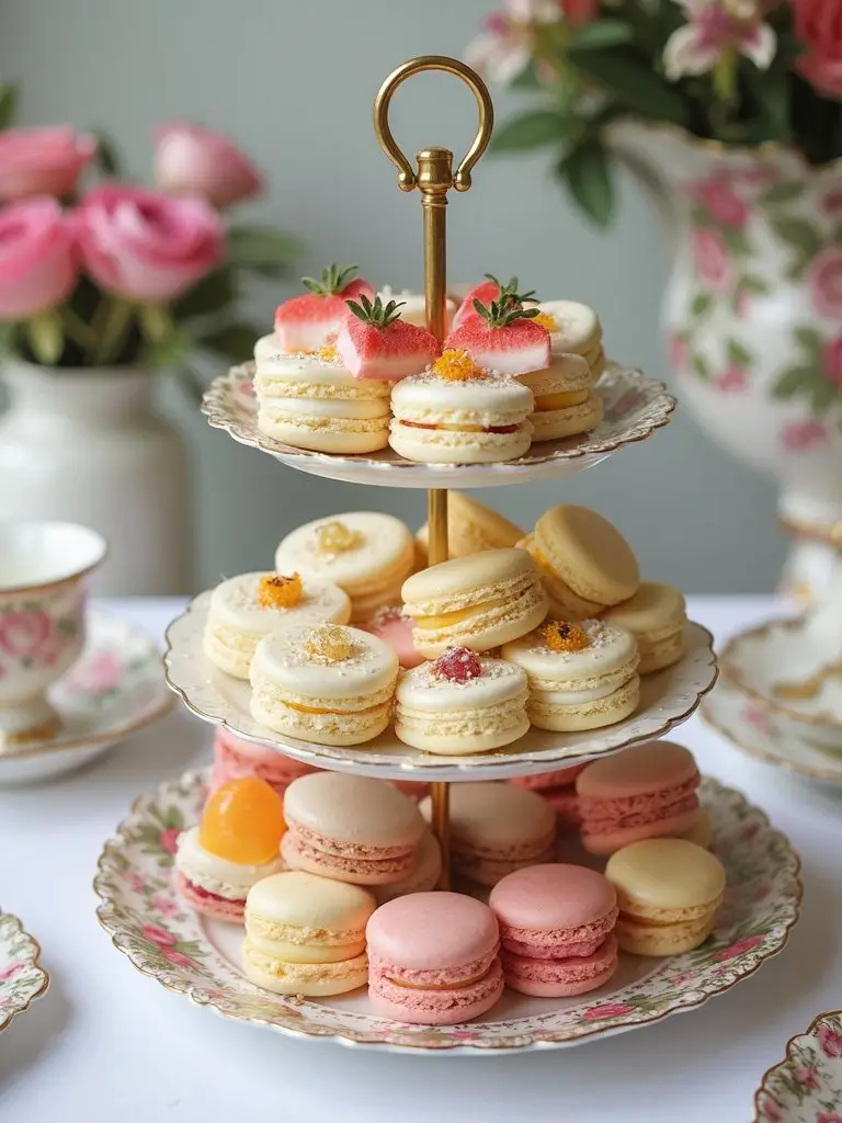 elegant tea party snacks