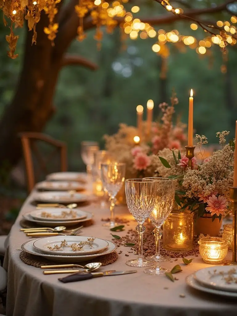 enchanted elvish table settings