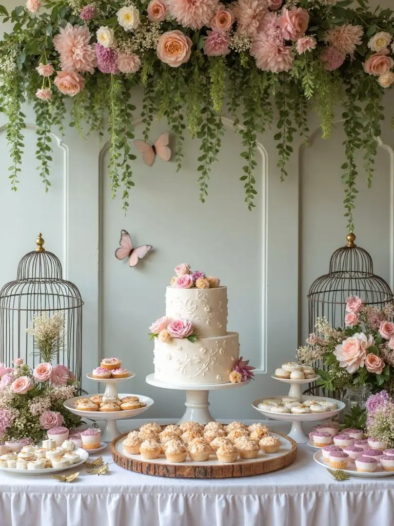 enchanted garden baby shower