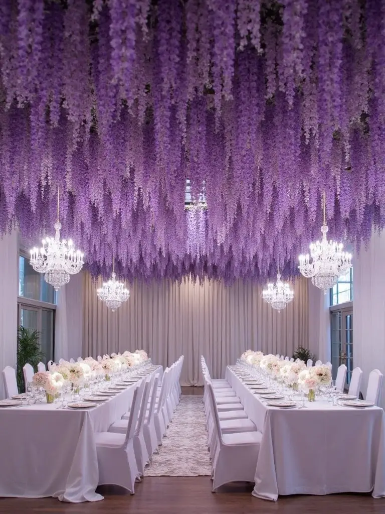 enchanted garden wisteria wedding canopy