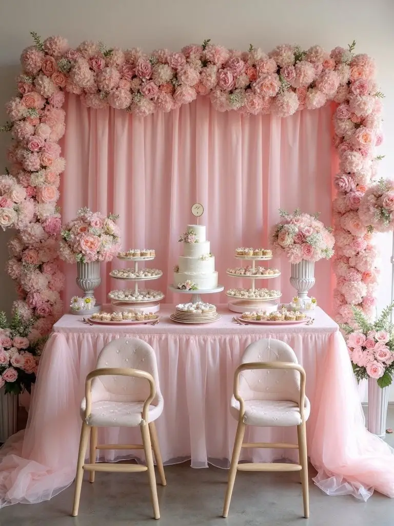 enchanted rose garden theme