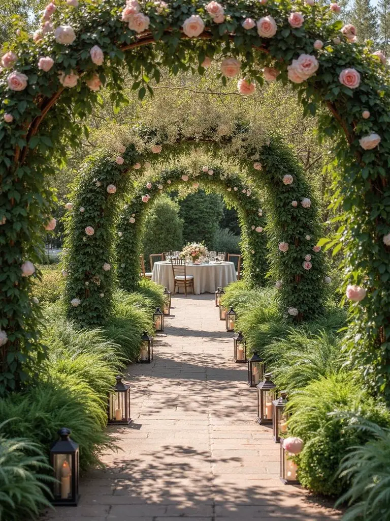 enchanted woodland wedding floral arrangement