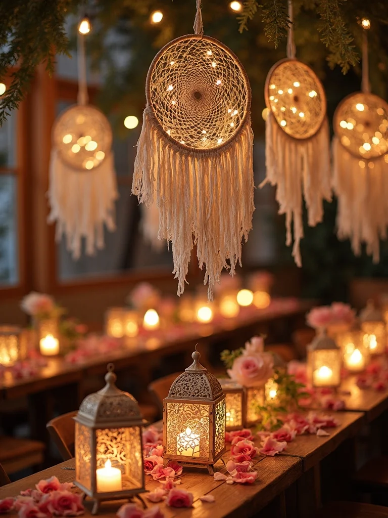 enchanting boho lighting atmosphere