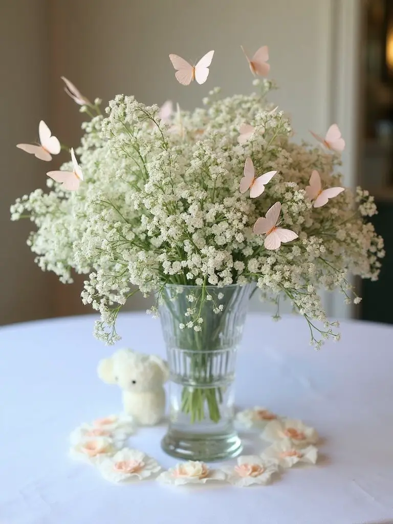 enchanting butterfly themed centerpieces