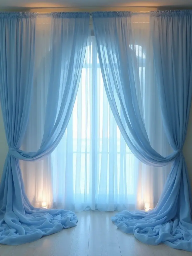 enchanting dusty blue decor