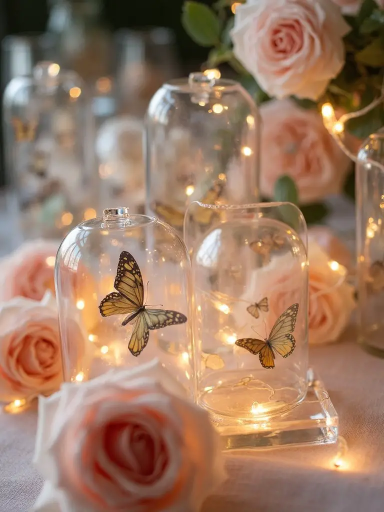 enchanting etheral butterfly art installations