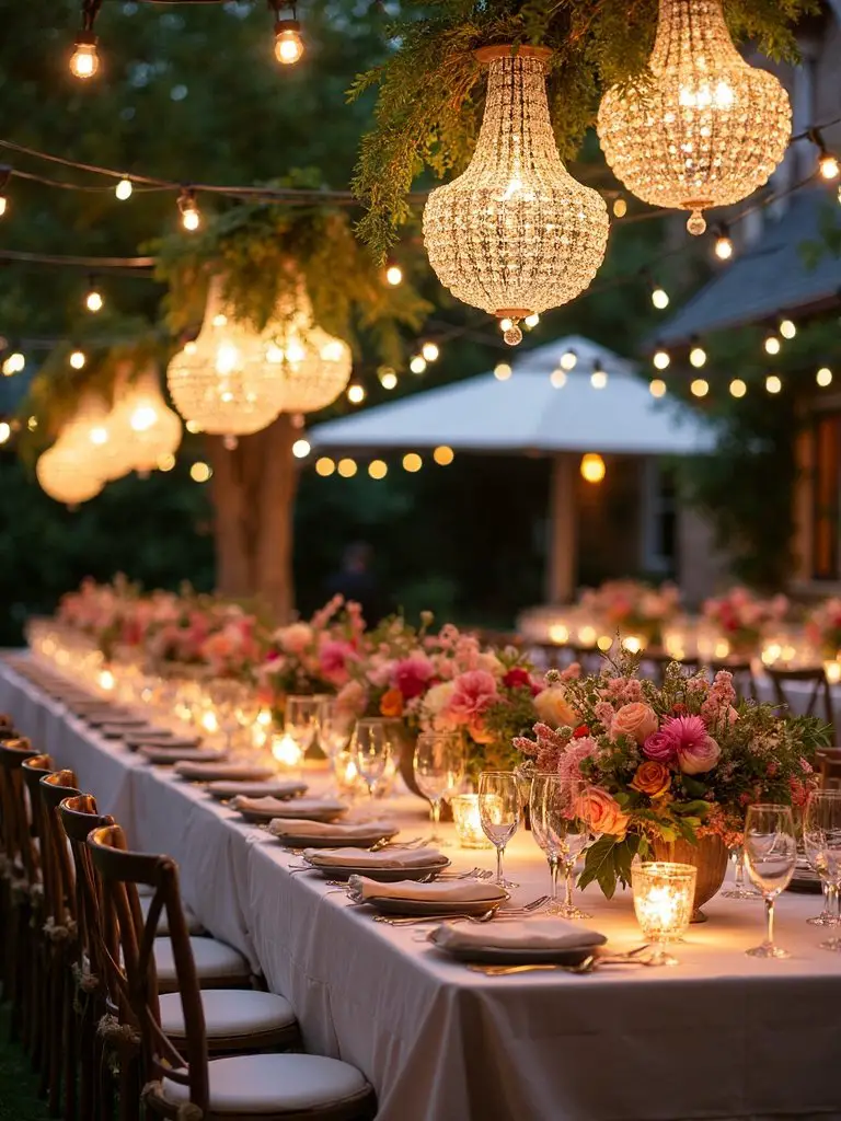 enchanting evening garden ambiance creation