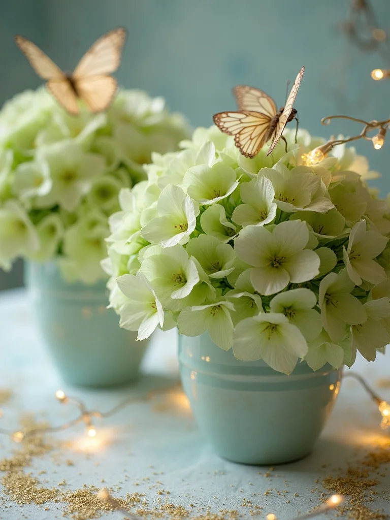 enchanting floral arrangements theme