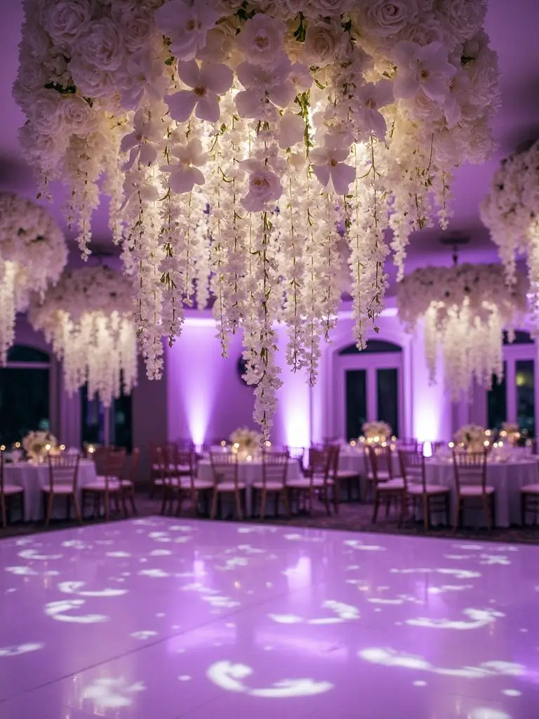 enchanting floral dance floor chandelier