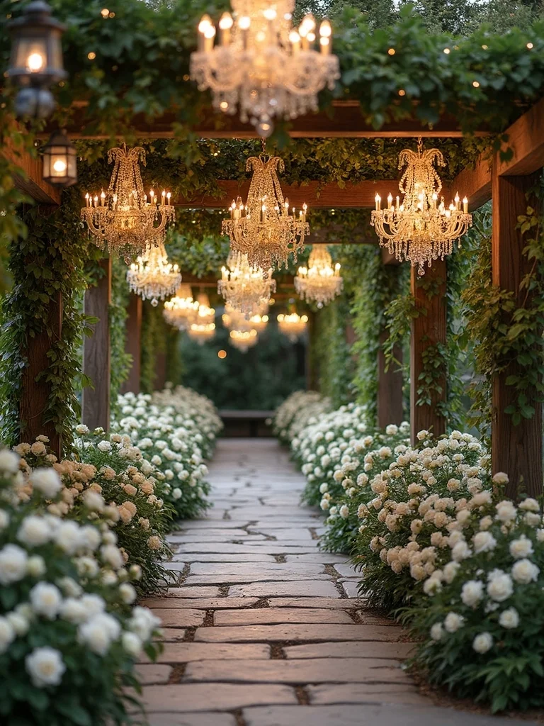 enchanting garden path lighting magic