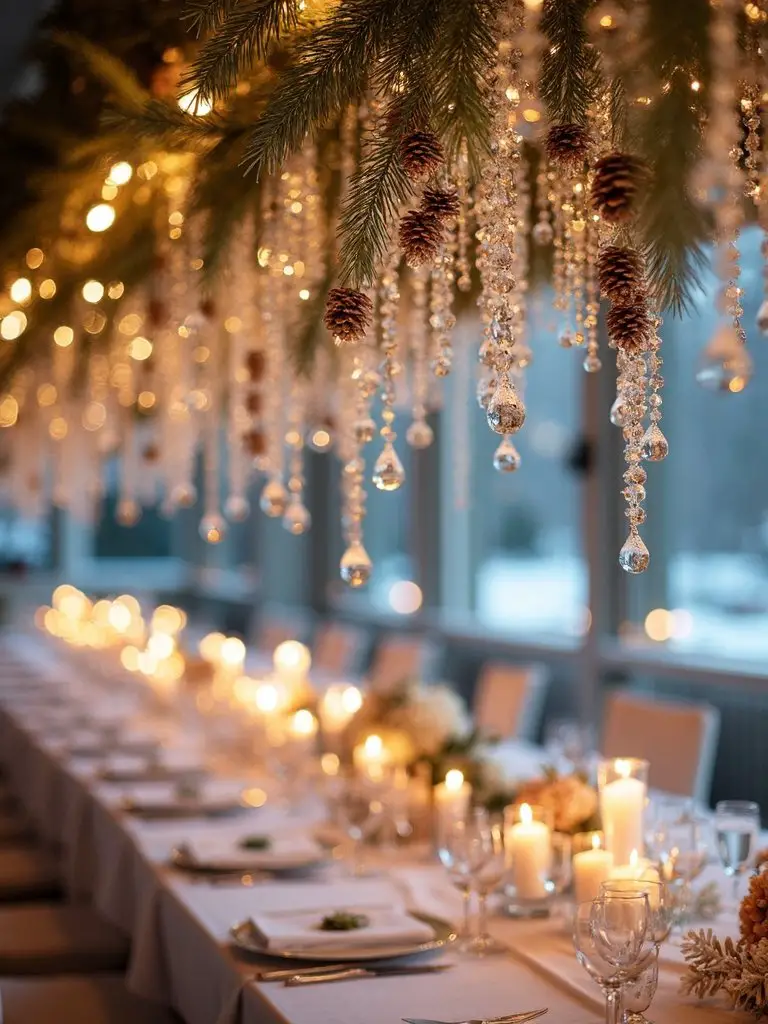 enchanting winter wedding wonderland backdrop