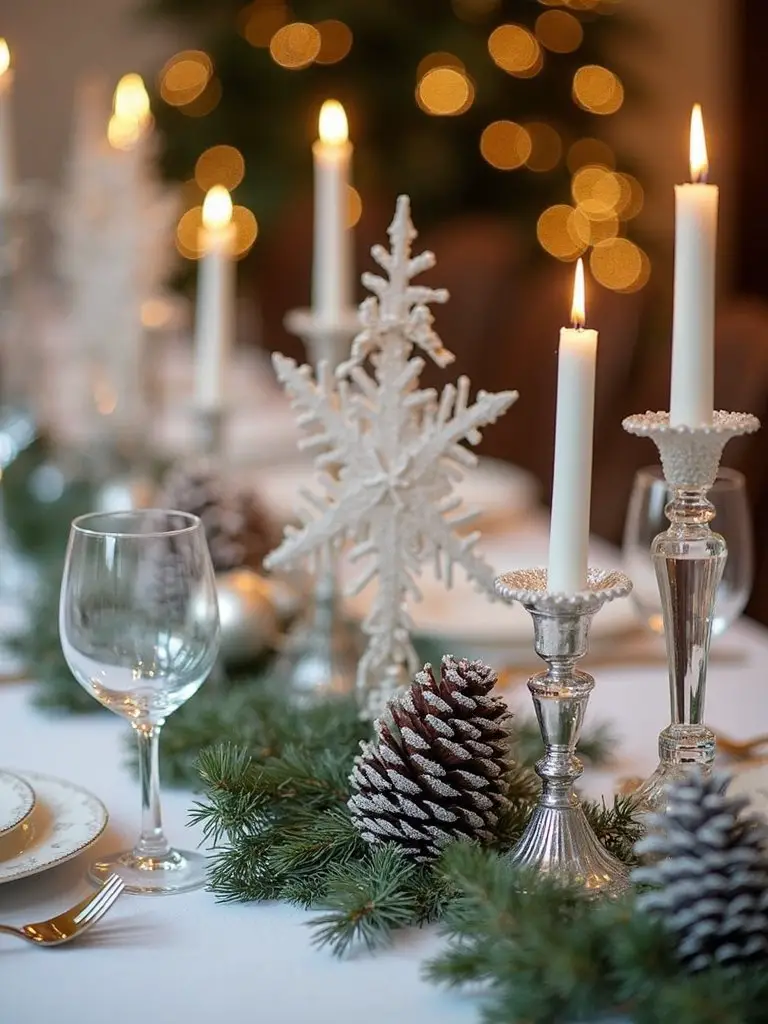 enchanting winter wonderland centerpieces