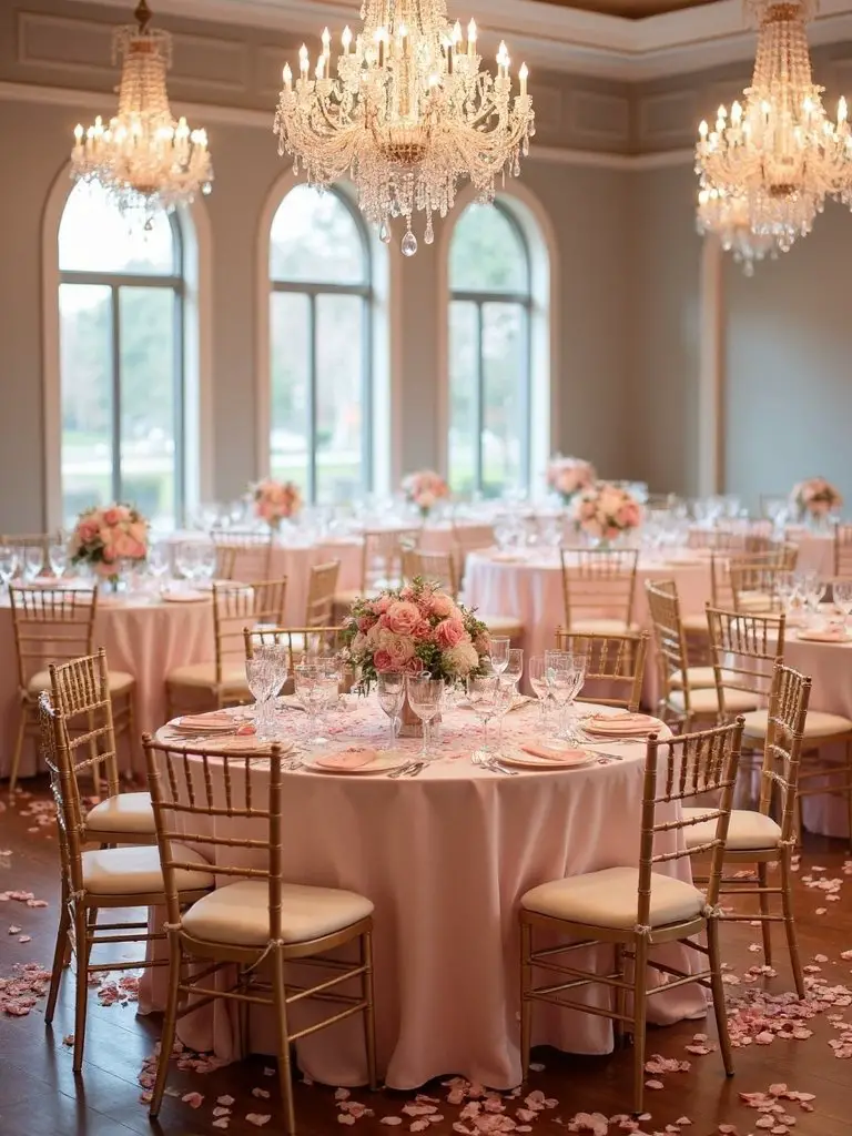 engaging floral themed seating arrangements