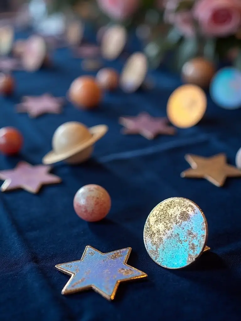 ethereal celestial wedding reception experience