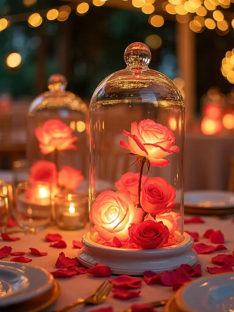 ethereal enchanting disney inspired centerpieces