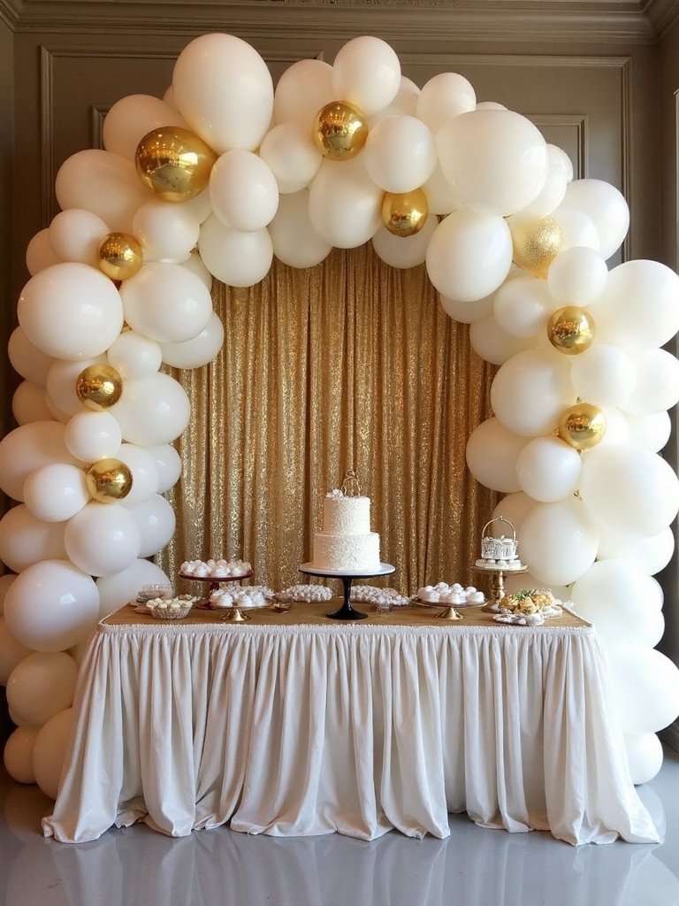 ethereal suspended dreamlike budget friendly balloon cascades
