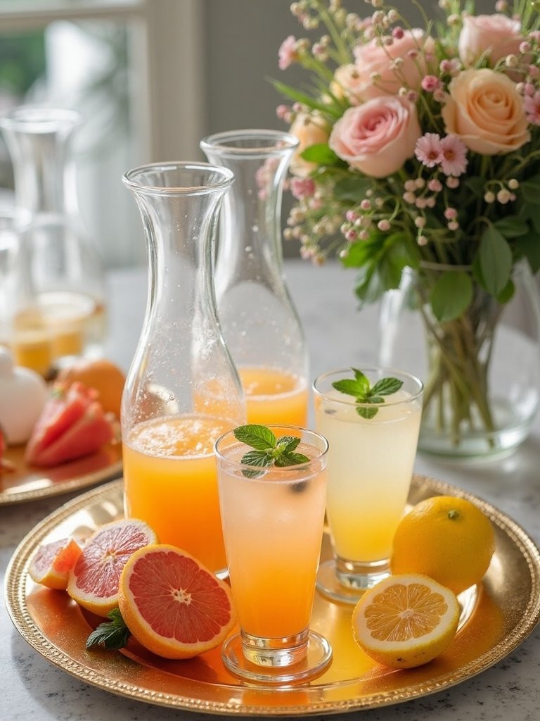 festive mocktails for showers