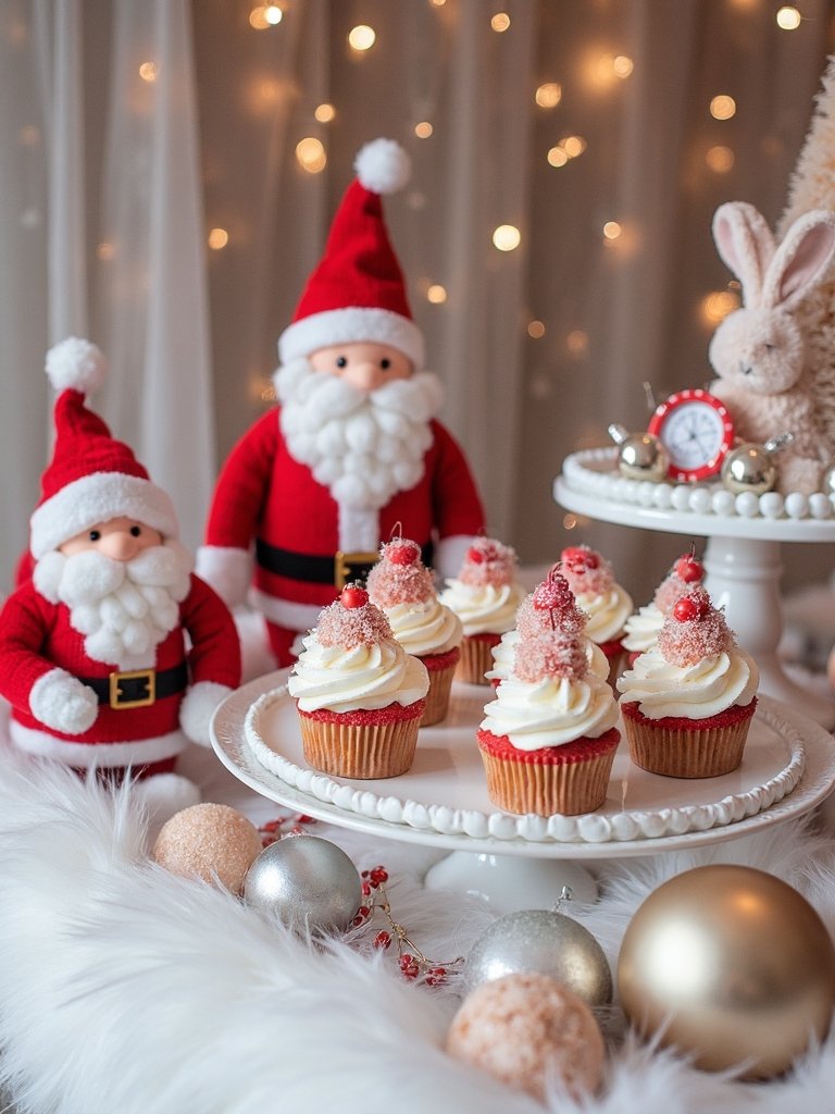 festive santa shower invitations