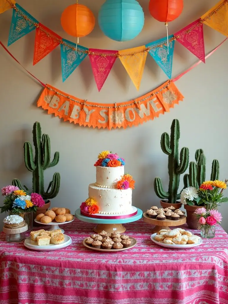 fiesta themed baby shower ideas