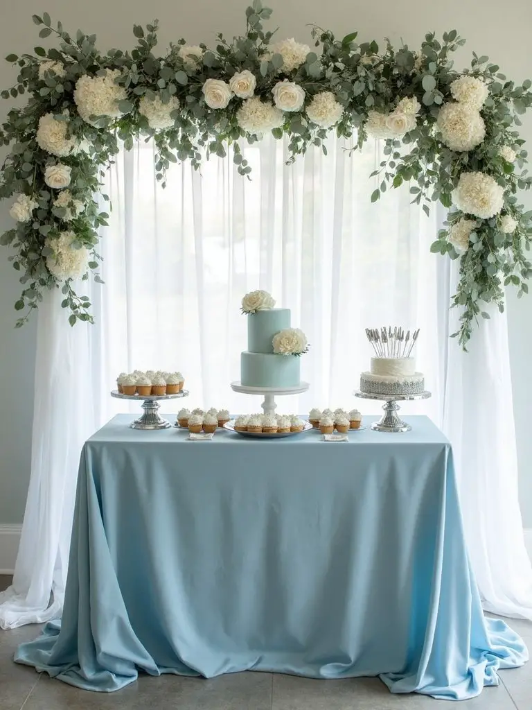 floral accented welcome signs