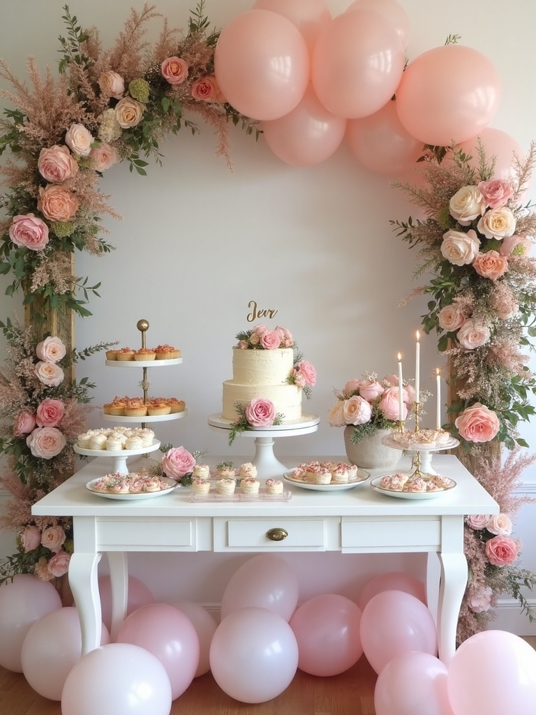 floral baby shower inspiration