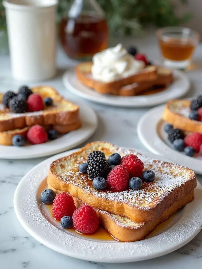 french toast customization station