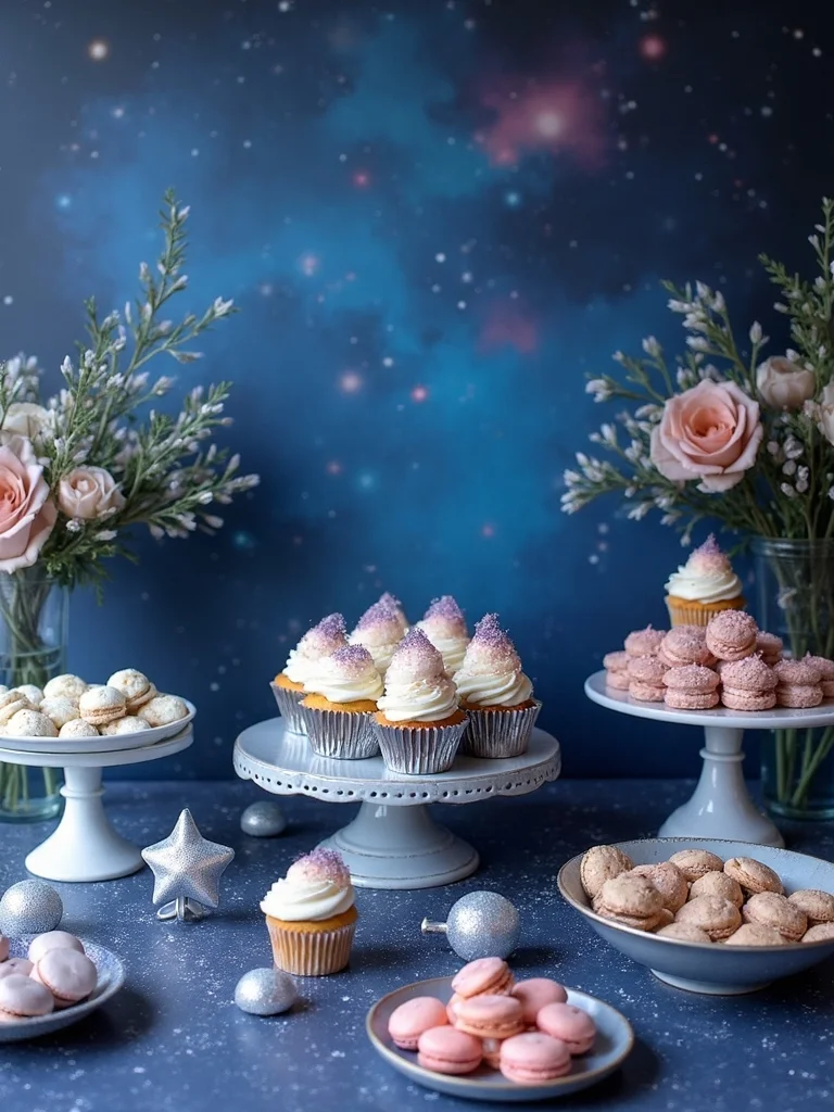 galactic dessert table display