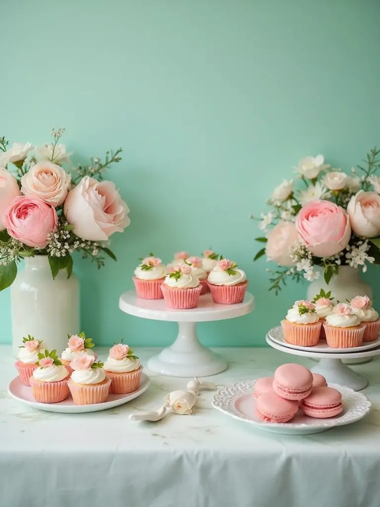 garden themed baby shower menu