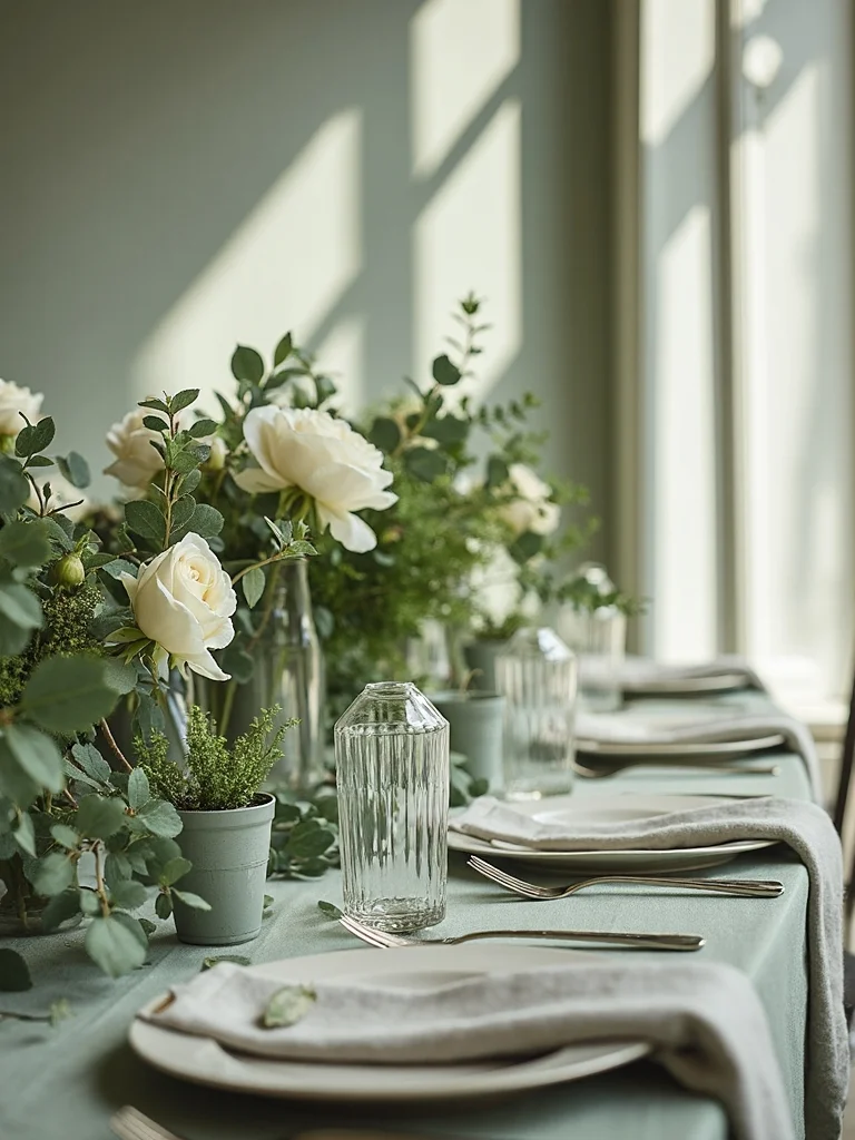 garden themed centerpiece designs