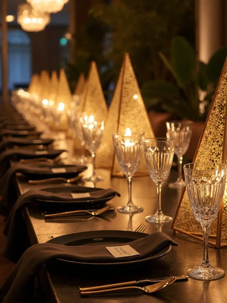 geometric metallic statement heirloom worthy