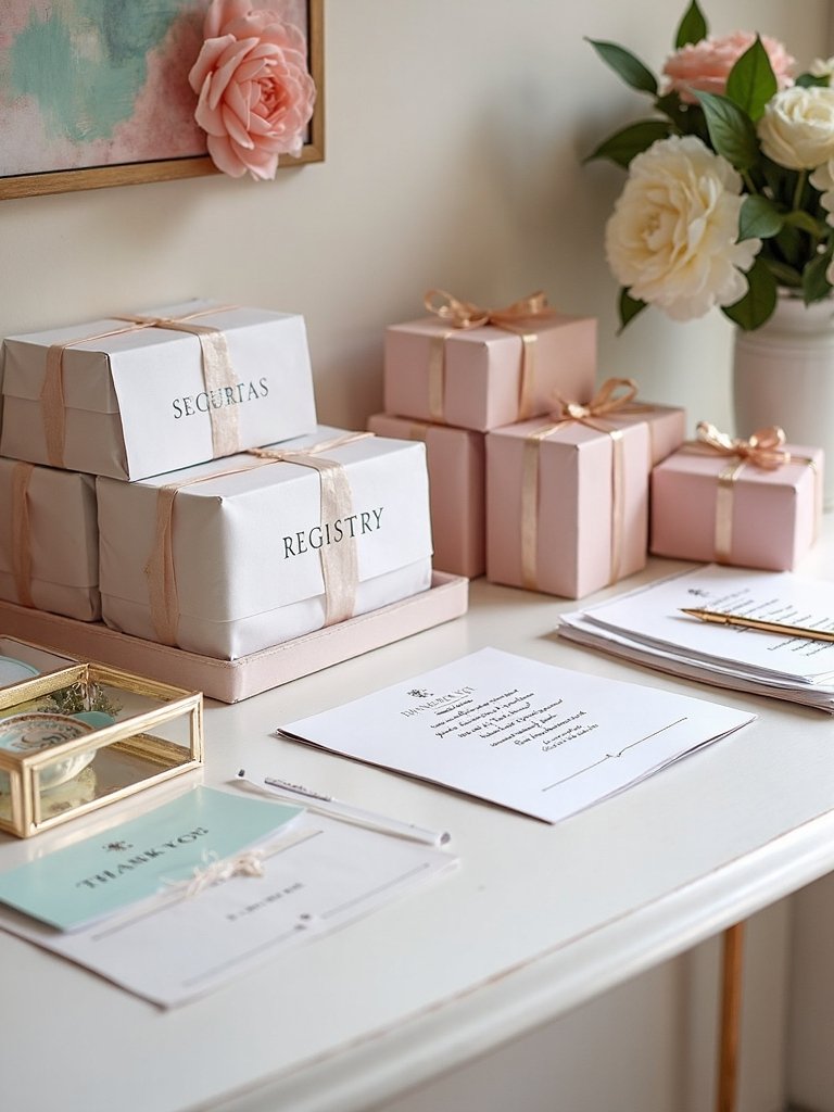 gift registry and thank you