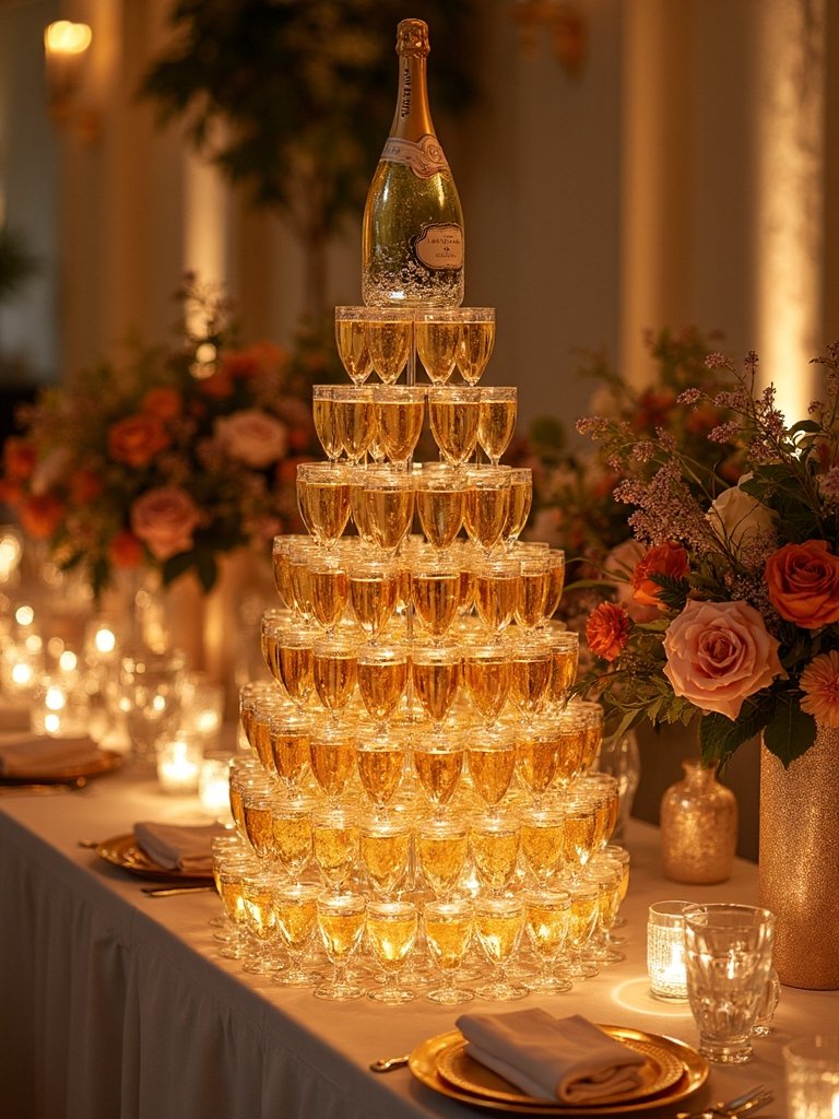 glamorous vintage inspired cascading photo worthy