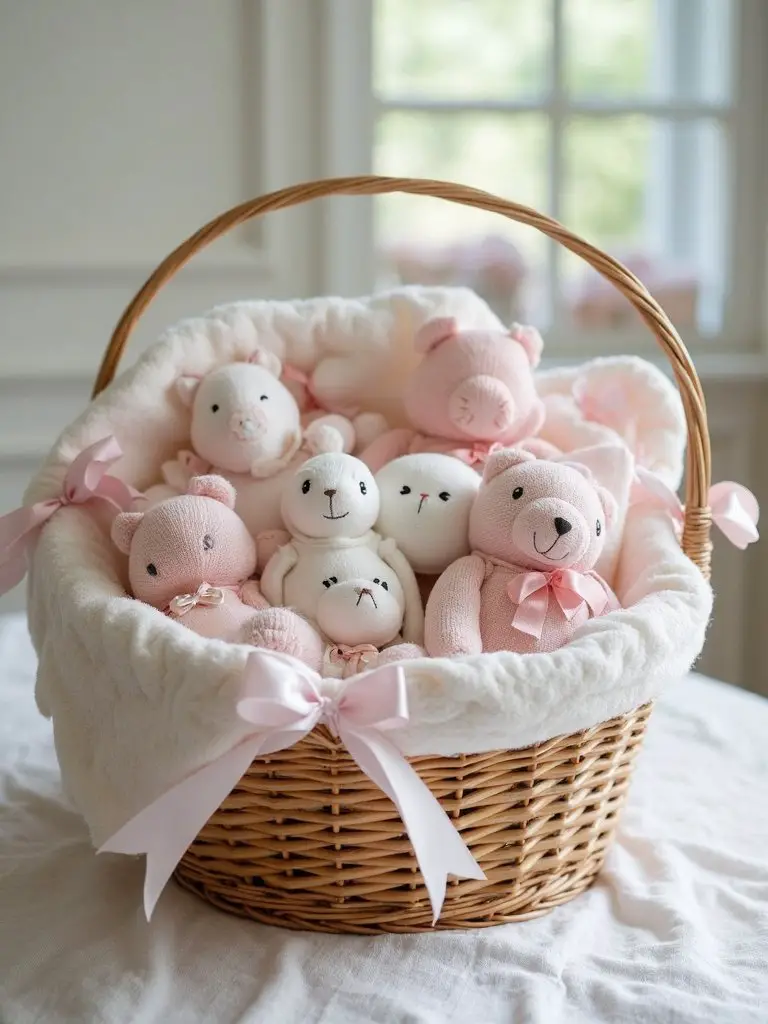 handcrafted personalized baby baskets