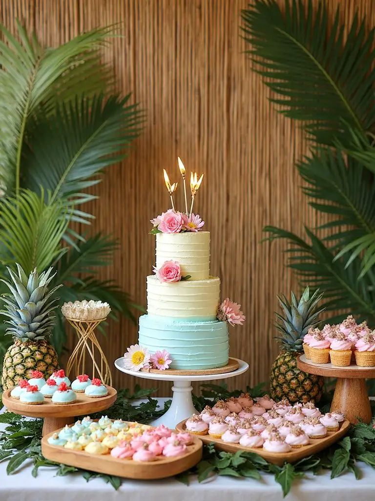 hawaiian inspired baby shower menu
