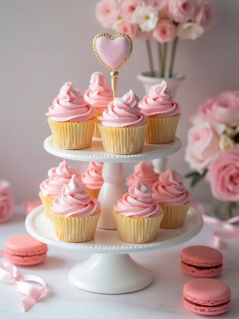 heart shaped romantic desserts