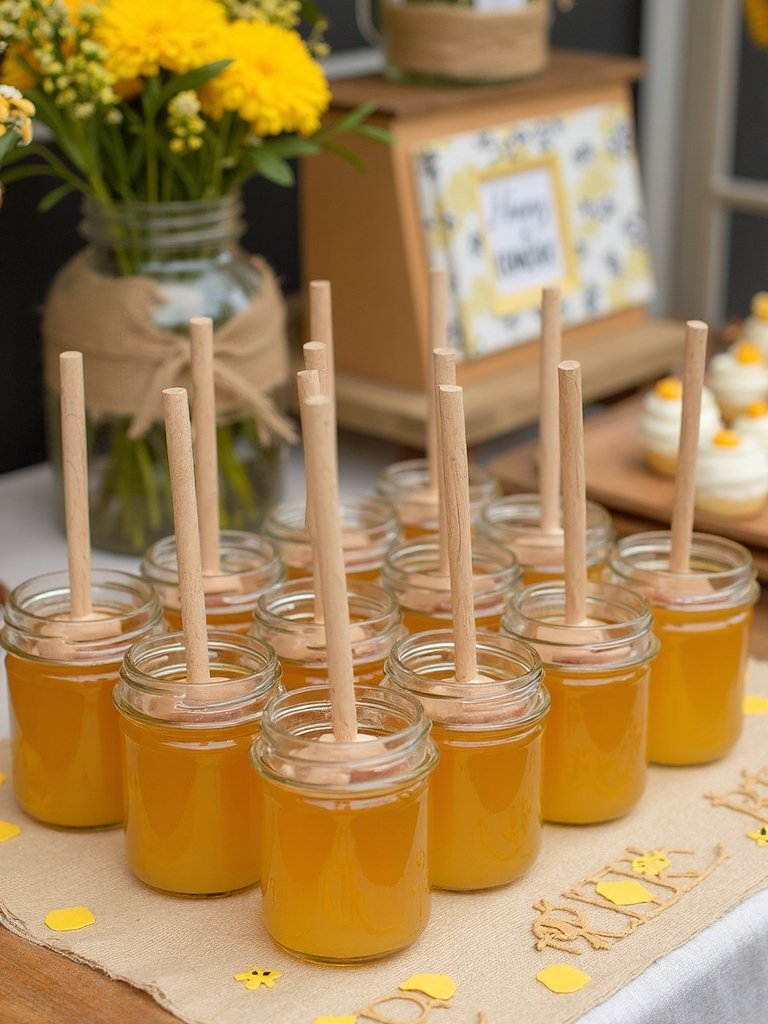 honey tasting party station