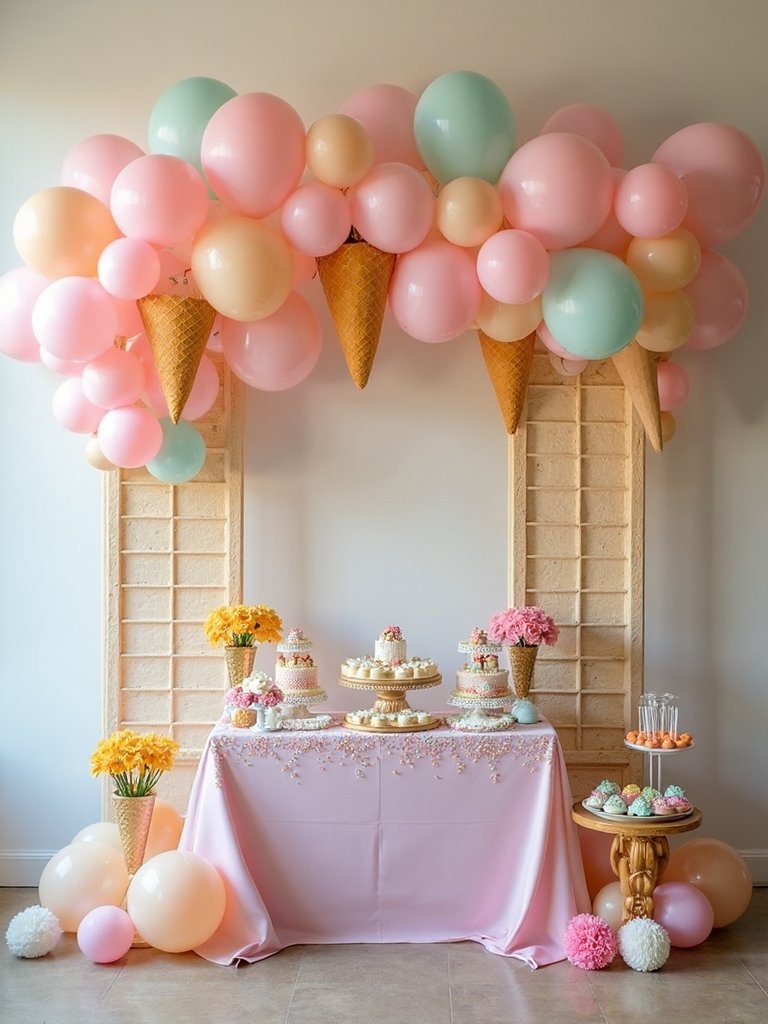 ice cream themed decorations ideas